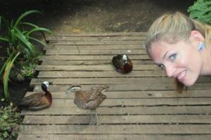 Beim Anblick der Enten in Kolumbien werden bei Martina Hirschmeier Kindheitserinnerungen wach.