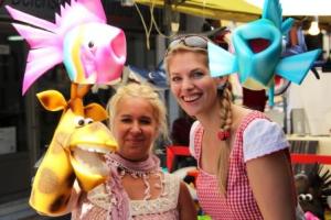 schaumgiraffe Martina Hirschmeier ist begeistert von der Kreativität der Einwohner Buenos Aires.